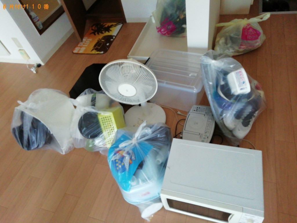 【出雲市】電子レンジ、扇風機、テーブル等の回収・処分ご依頼