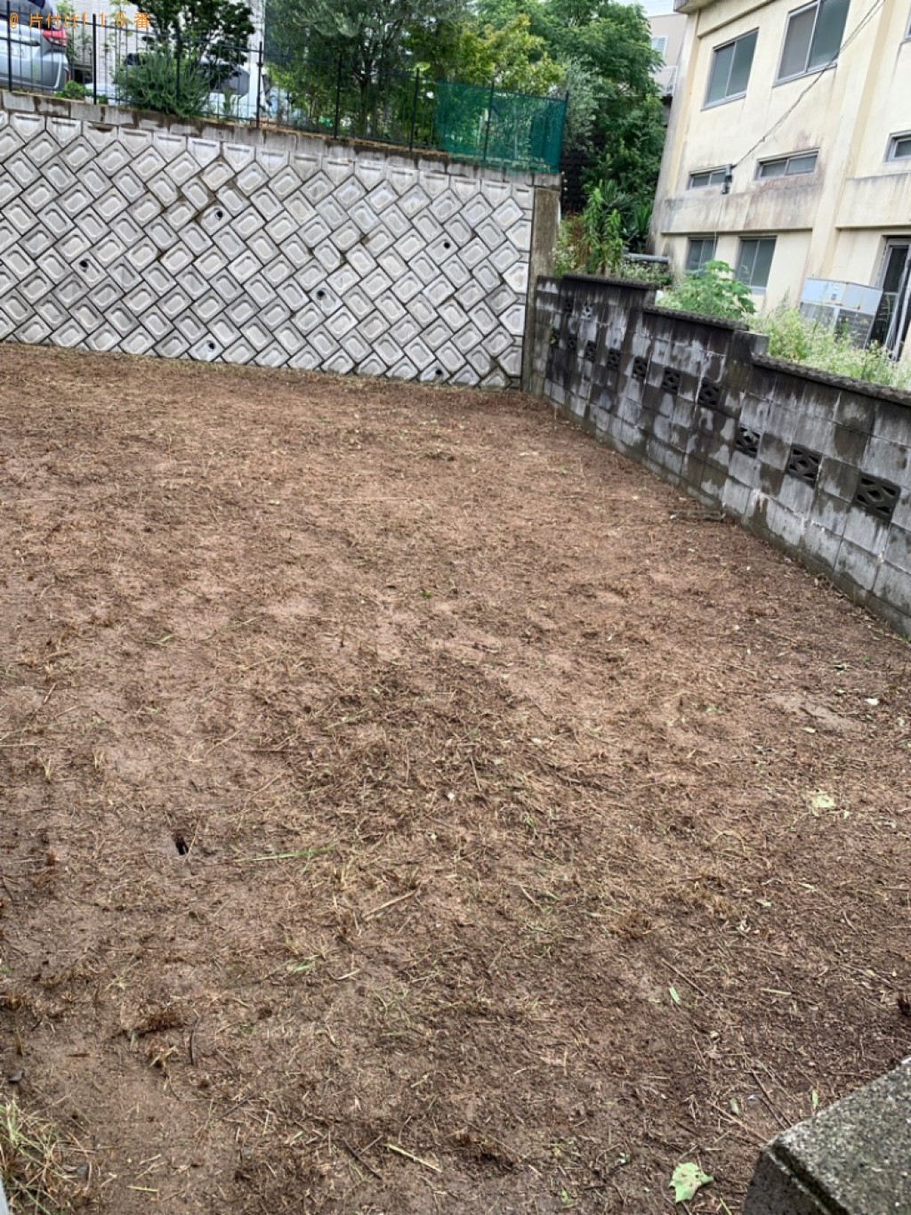 木の伐採と草刈り作業ご依頼　お客様の声