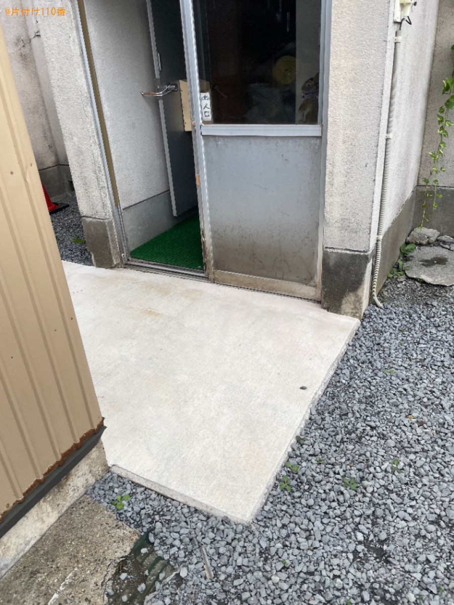 食器棚、炊飯器、電子レンジ、トースター、メタルラック等の回収
