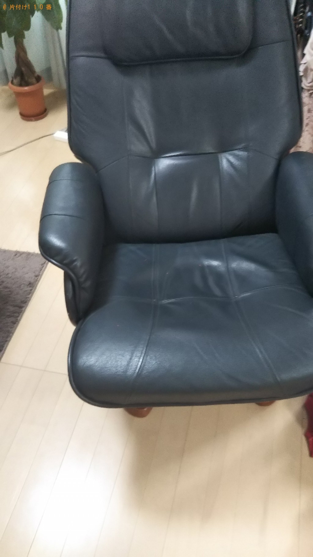 【出雲市斐川町】ハンガーラック、シングルベッドマットレス等の回収