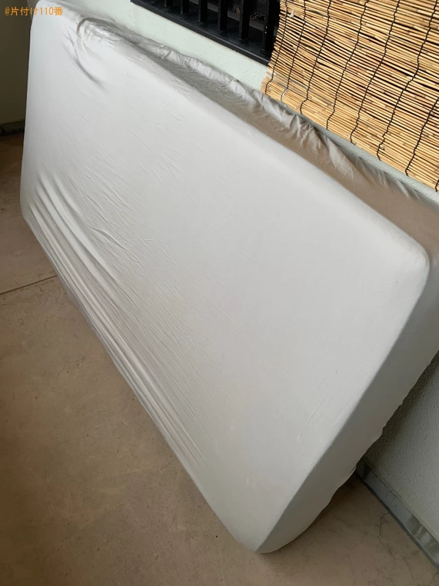 シングルベッドマットレス、シーツの回収・処分ご依頼　お客様の声