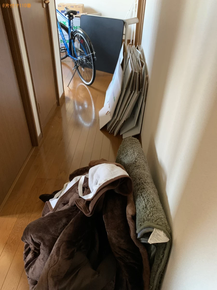 カーペット、こたつ、自転車、布団、ダンボール等の回収・処分ご依頼