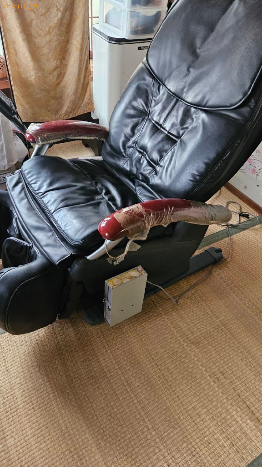 車で10分くらいのところへのマッサージチェアの運搬作業ご依頼